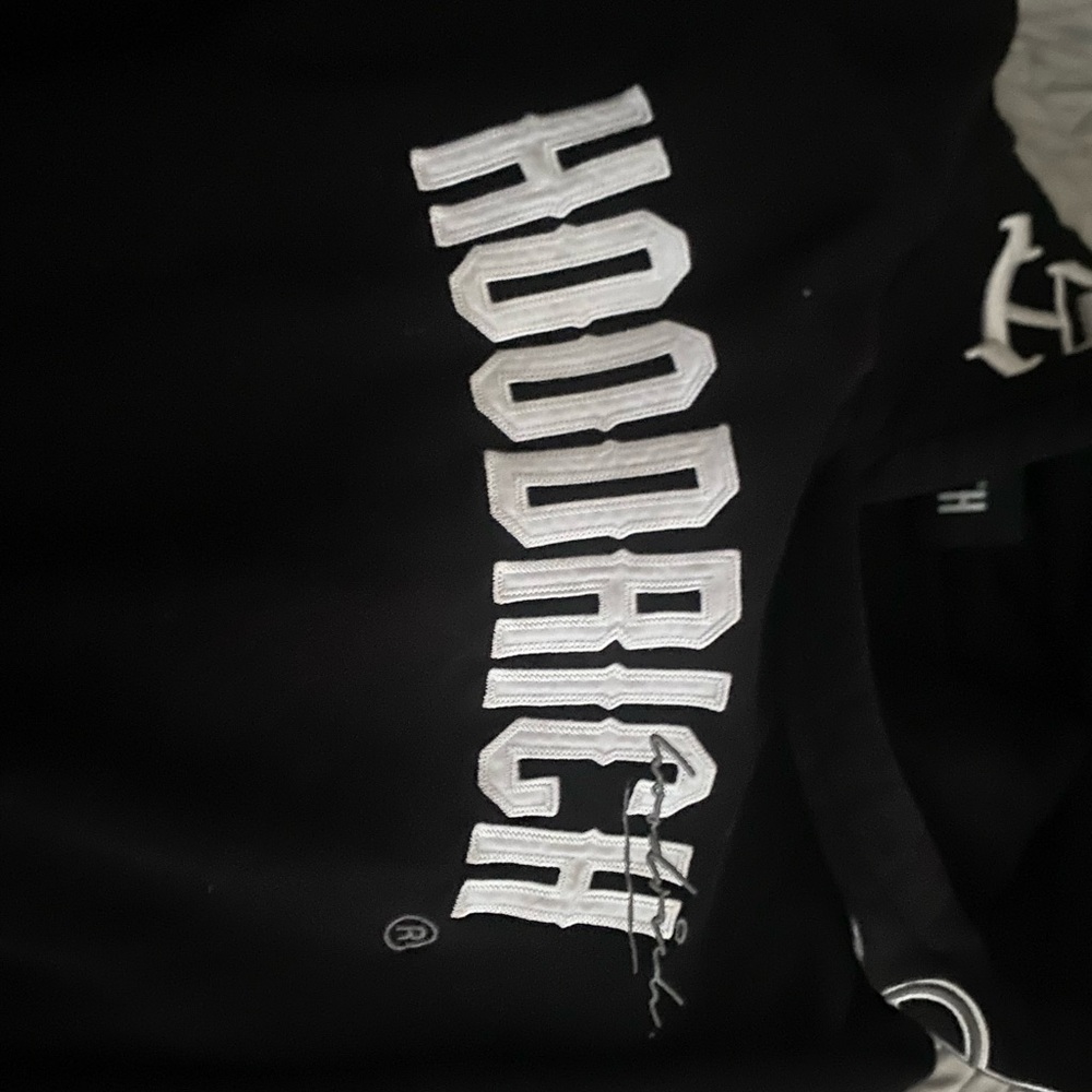 Hoodrich Men's Black V-Neck Sweater